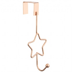 Twin Overdoor Hooks - Stars gold rose