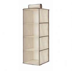 Folding closet shelf